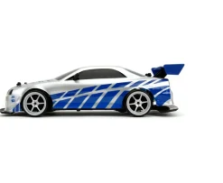 Ken Black 1:10 Fast & Furious Brian's Nissan Skyline GT-R (R34) Radio Control Car| Building & Vehicle Toys