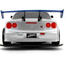 Ken Black 1:10 Fast & Furious Brian's Nissan Skyline GT-R (R34) Radio Control Car| Building & Vehicle Toys