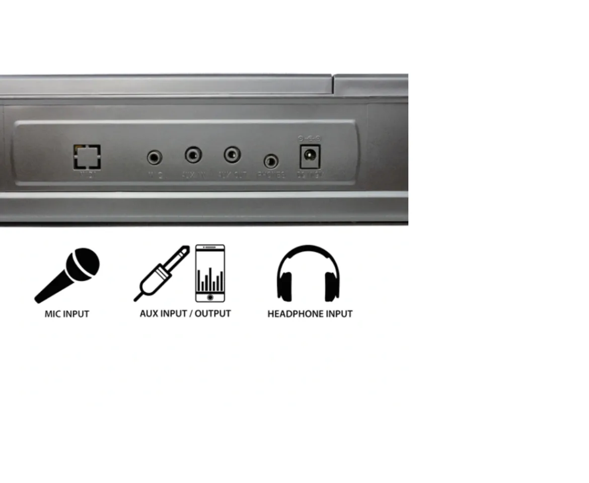 Ken Black 61 key Electronic Keyboard SM 61K| Music & Karaoke