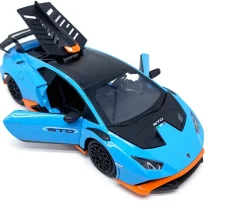 Ken Black 1:32 Lamborghini Huracan STO Pull Back Diecast Car| Building & Vehicle Toys