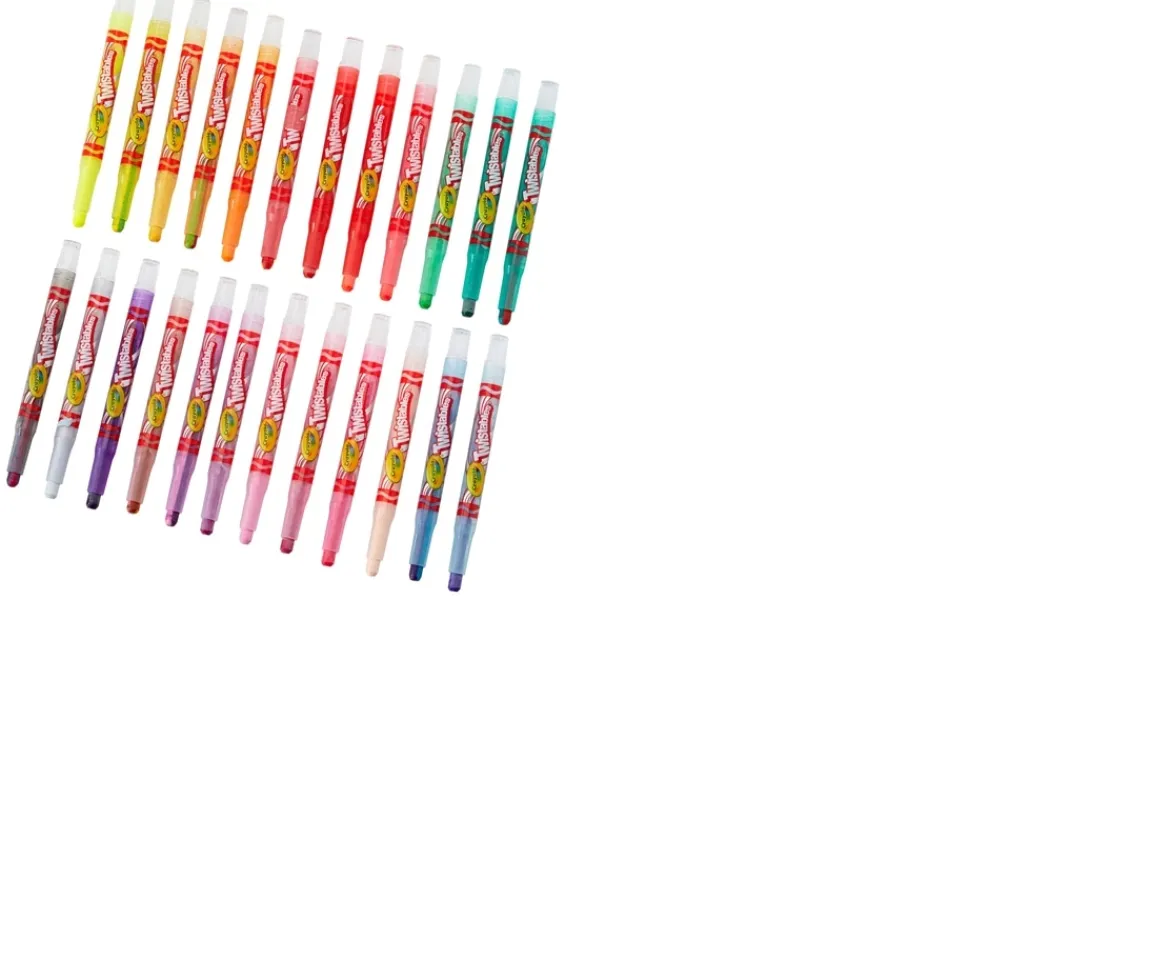 Ken Black 24 Mini Twistable Special Effect Crayons| Crayola|Art & Crafts