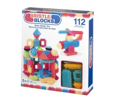 Ken Black 112 Piece Bristle Blocks Basic Building Set| Preschool & Electronic Learning