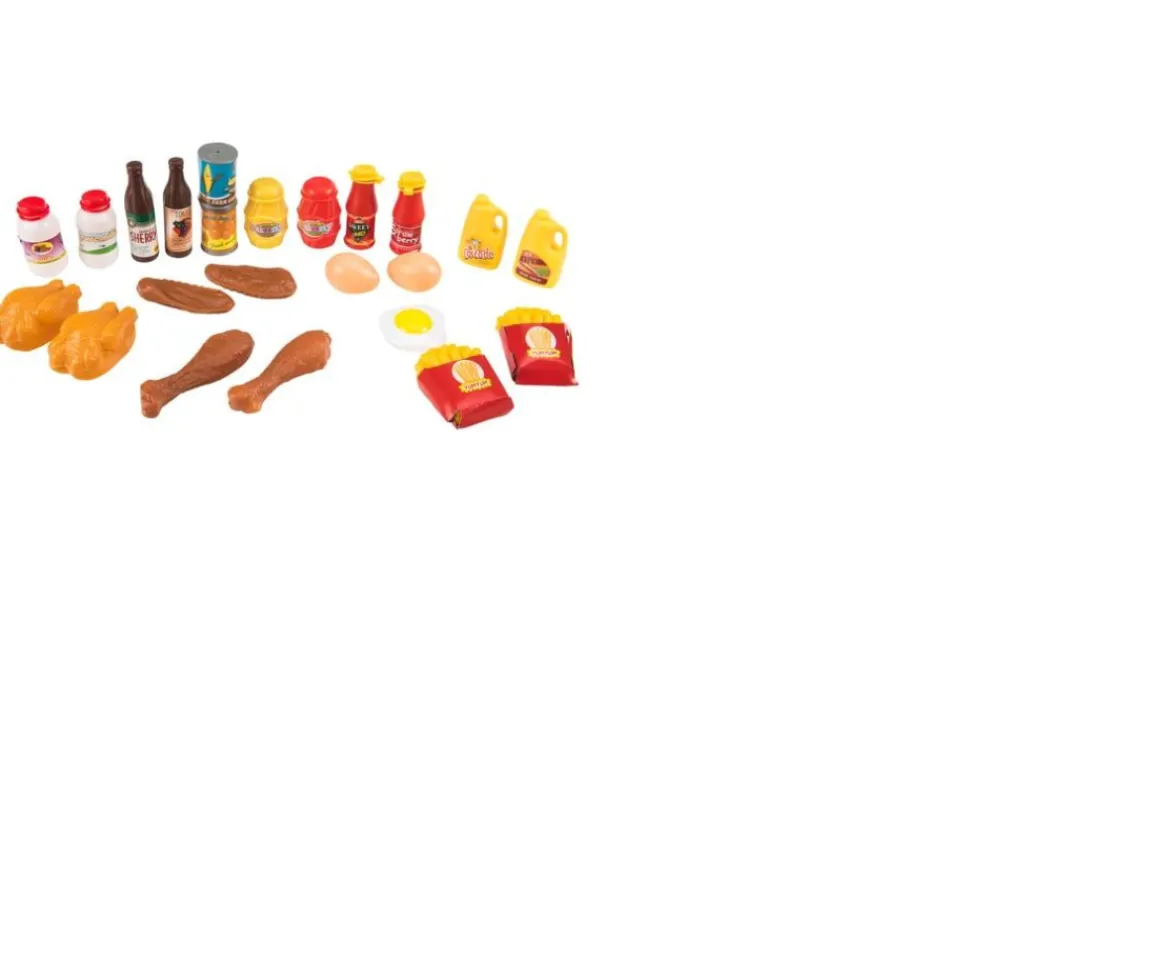 Ken Black 120 Piece Food Set| Dolls & Dollhouses