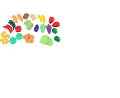 Ken Black 120 Piece Food Set| Dolls & Dollhouses