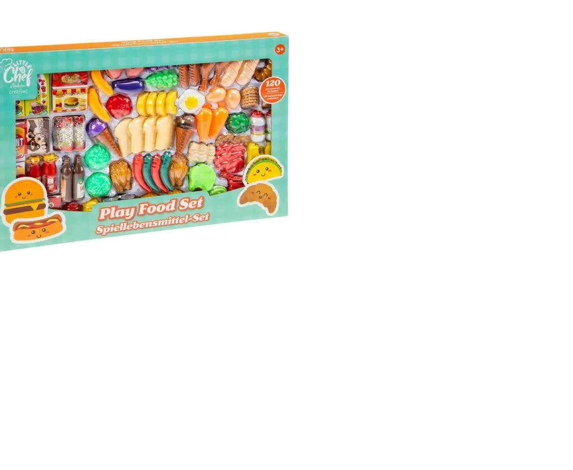 Ken Black 120 Piece Food Set| Dolls & Dollhouses