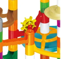 Ken Black 200 Piece Marble Run Game| Building & Vehicle Toys