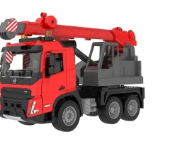 Ken Black 1:20 Volvo Lights and Sounds Manual Crane Truck| Building & Vehicle Toys