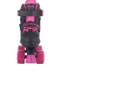 Ken Black Adjustable Quad Skate Pink Black 9-12J| Roller Skates