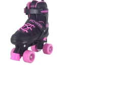 Ken Black Adjustable Quad Skate Pink Black 13-2| Roller Skates
