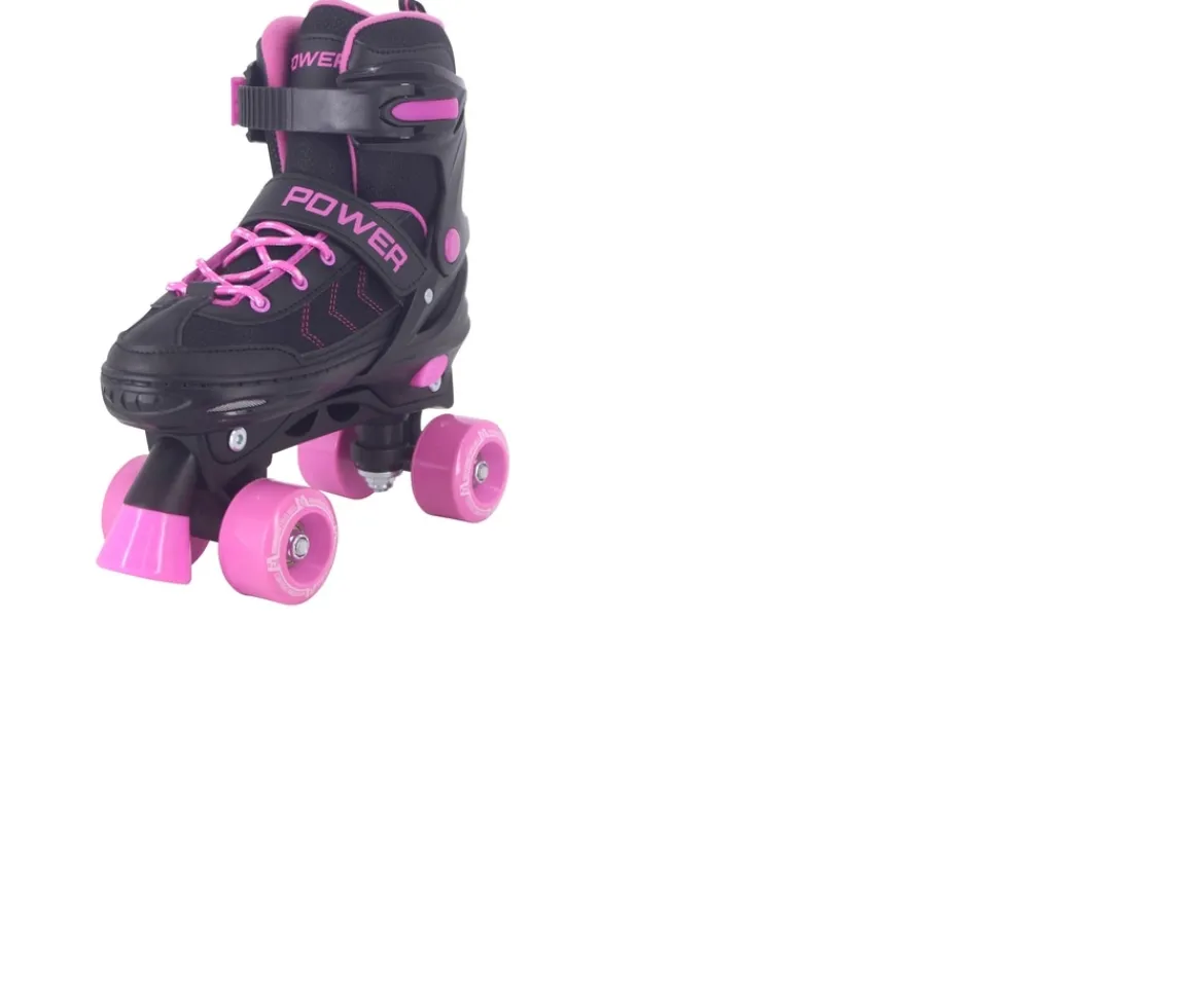 Ken Black Adjustable Quad Skate Pink Black 3-5| Roller Skates