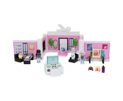 Ken Black Adopt Me! Pet Salon Deluxe Playset - Top Online Game - Exclusive Virtual Item Code Included - Featur| Action Figures & Playsets