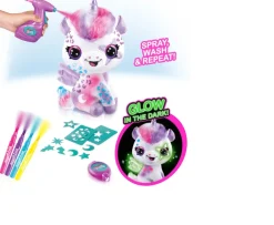 Ken Black Airbrush Plush Magic Unicorn| Art & Crafts