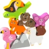 Ken Black Animal Stacking Tower Toy & Bag| Wooden Toys|Preschool & Electronic Learning