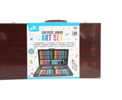 Ken Black Art Studio 180 Piece Wooden Junior Art Set| Art & Crafts