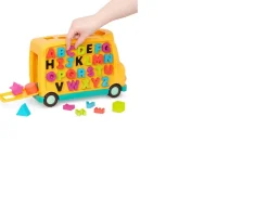 Ken Black B. Toys AlphaBus School Bus| Preschool & Electronic Learning