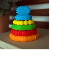 Ken Black Baby Einstein Stack & Teethe Multi-Textured Teether Toy| Baby Play