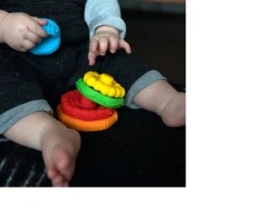 Ken Black Baby Einstein Stack & Teethe Multi-Textured Teether Toy| Baby Play