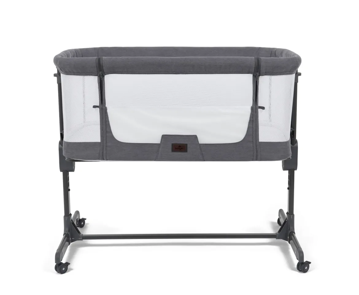 Ken Black Babylo Aurora 2-in-1 Bedside Sleeper Crib| Nursery Furniture & Bedding