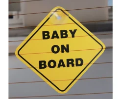 Ken Black Babylo Baby on Board Car Sign| Health & Safety