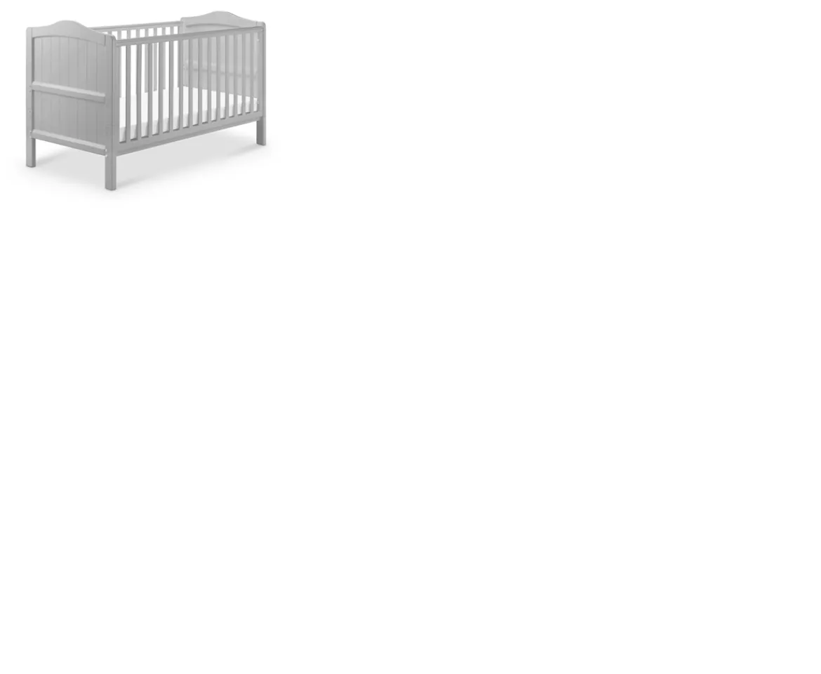 Ken Black Babylo Ella Cot Bed Grey| Nursery Furniture & Bedding