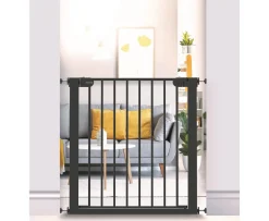 Ken Black Babylo Flat Bar Safety Gate - Black| Health & Safety