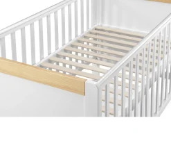 Ken Black Babylo Nested Marlow Cot Bed - White| Nursery Furniture & Bedding