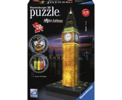 Ken Black Big Ben - Night Edition, 216pc 3D Jigsaw Puzzle®| Ravensburger|Puzzles