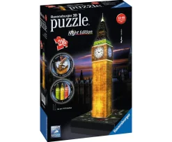 Ken Black Big Ben - Night Edition, 216pc 3D Jigsaw Puzzle®| Ravensburger|Puzzles
