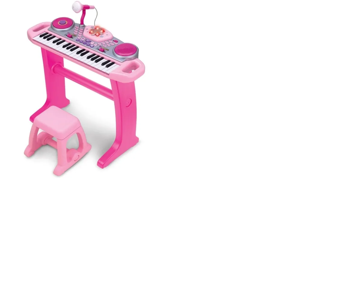 Ken Black Big Steps Groove Rockstar Keyboard Pink| Music & Karaoke