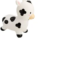 Ken Black Big Steps Play Inflatable Cow Hopper Black & White| Garden Games|Bouncy Castle & Inflatables