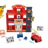 Ken Black Big Steps Rescue Mission Fire Station Playset| Preschool & Electronic Learning|Building & Vehicle Toys