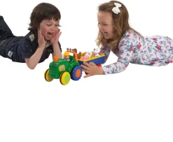 Ken Black Bigs Steps Play Old MacDonald Tractor & Trailer| Preschool & Electronic Learning|Farm Model Vehicles & Playsets