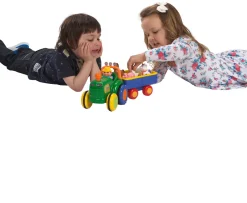 Ken Black Bigs Steps Play Old MacDonald Tractor & Trailer| Preschool & Electronic Learning|Farm Model Vehicles & Playsets