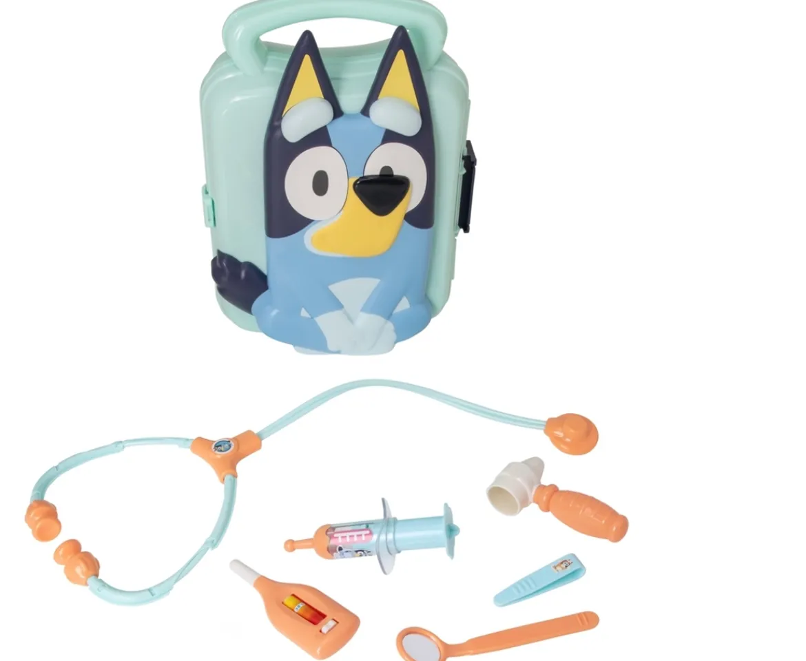 Ken Black Bluey's Medical Case Playset| Preschool & Electronic Learning