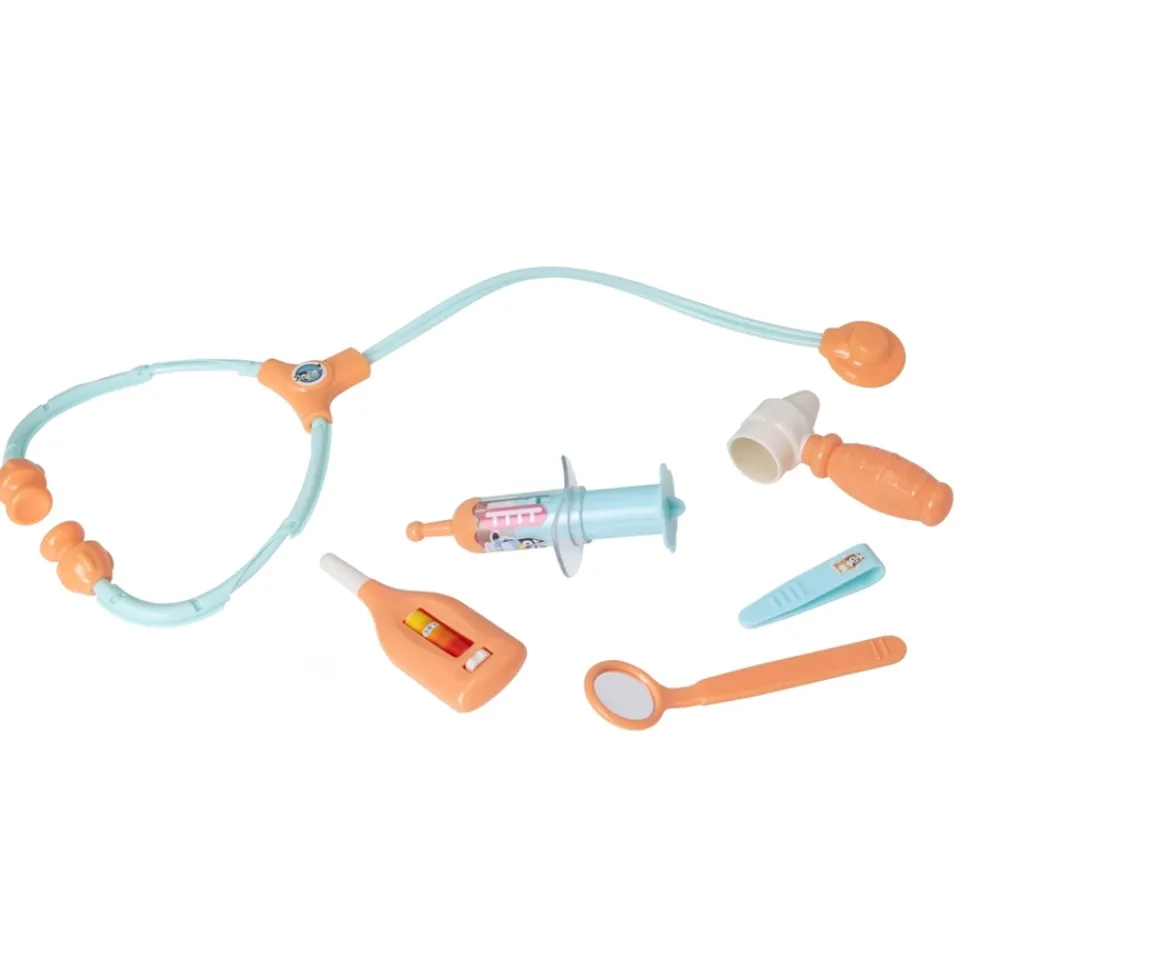 Ken Black Bluey's Medical Case Playset| Preschool & Electronic Learning