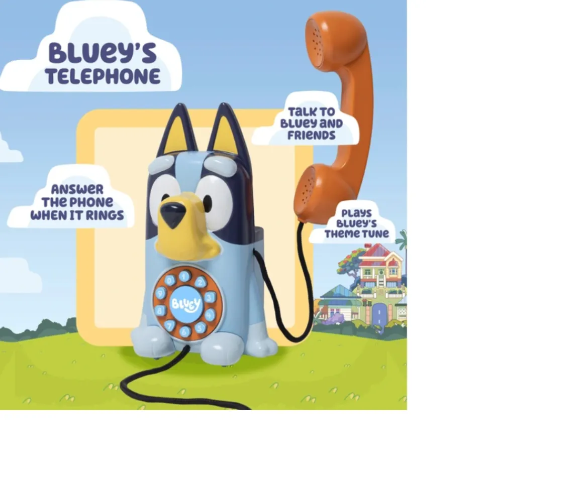 Ken Black Bluey's Telephone| Preschool & Electronic Learning