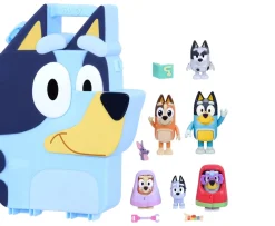 Ken Black Bluey's Ultimate Play and Go Collector Case Playset| Preschool & Electronic Learning