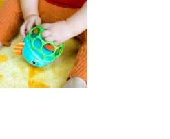 Ken Black Bright Starts Oball Giggle Glow Elephant Peg Toy| Baby Play