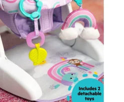 Ken Black Bright Starts Sit-Me-Up Activity Floor Seat in Purple Paradise| Baby Play