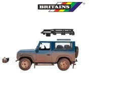 Ken Black Britains - 1:32 Muddy Land Rover Defender| Farm Model Vehicles & Playsets
