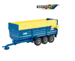 Ken Black Britains - Kane Tri-Axel Halfpipe Silage Trailer| Farm Model Vehicles & Playsets
