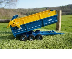 Ken Black Britains - Kane Tri-Axel Halfpipe Silage Trailer| Farm Model Vehicles & Playsets