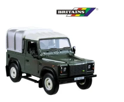 Ken Black Britains - Land Rover Defender 90 (green)| Farm Model Vehicles & Playsets