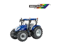 Ken Black Britains - New Holland T6.180 Blue Power Tractor| Farm Model Vehicles & Playsets