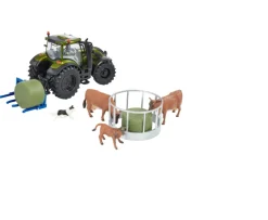 Ken Black Britain’s Metallic Olive Green 1:32 Valtra Playset| Farm Model Vehicles & Playsets