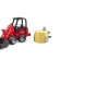 Ken Black Bruder 1:16 Compact Loader with Bale Gripper and Bale| Bruder|Action Figures & Playsets