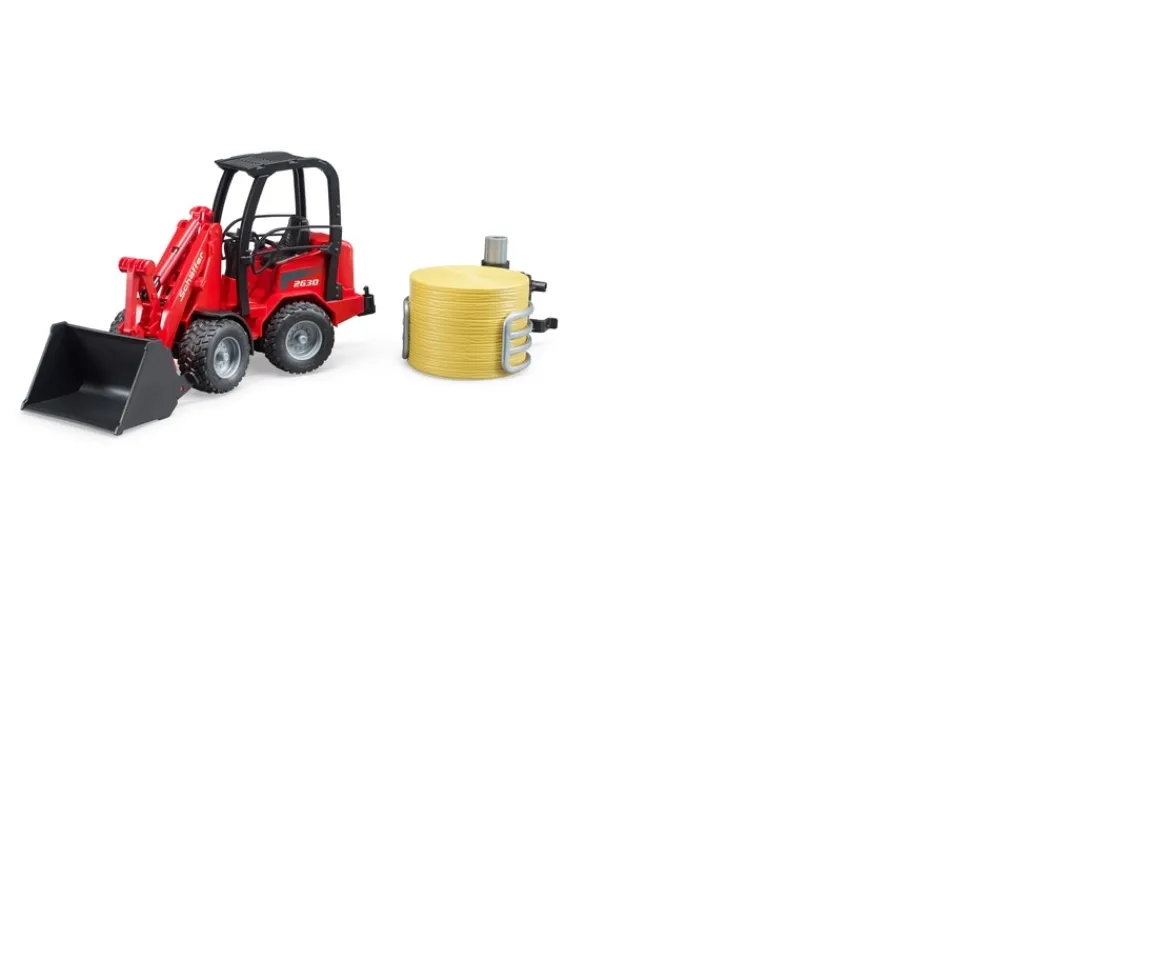 Ken Black Bruder 1:16 Compact Loader with Bale Gripper and Bale| Bruder|Action Figures & Playsets
