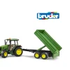 Ken Black Bruder 1:16 John Deere 5115M Tractor with Tipping Trailer| Bruder|Farm Model Vehicles & Playsets