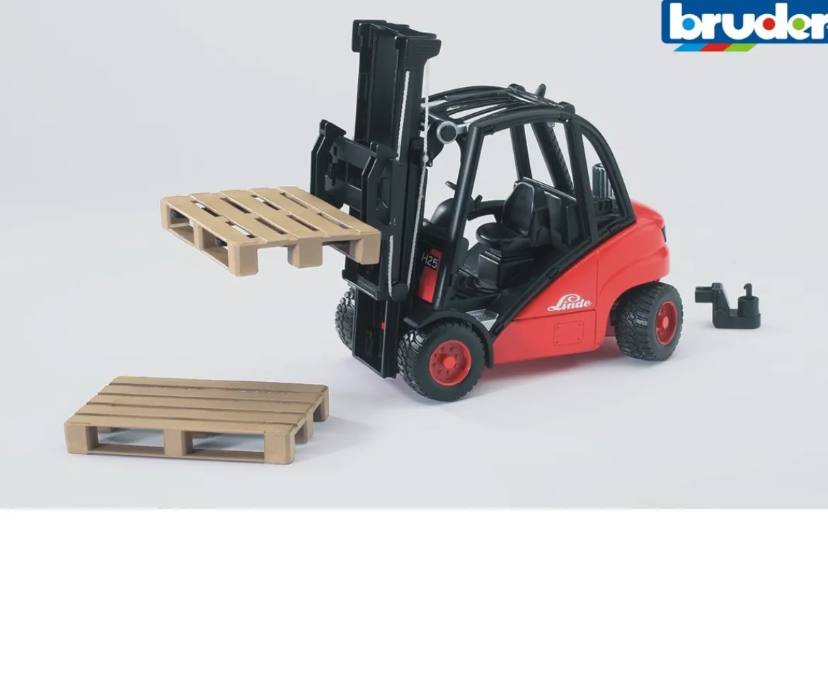 Ken Black Bruder 1:16 Linde H30D Forklift| Bruder|Farm Model Vehicles & Playsets