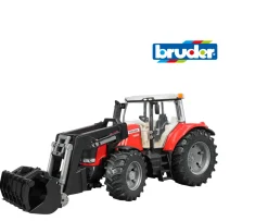 Ken Black Bruder 1:16 Massey Ferguson 7600 Tractor With Front Loader| Bruder|Farm Model Vehicles & Playsets